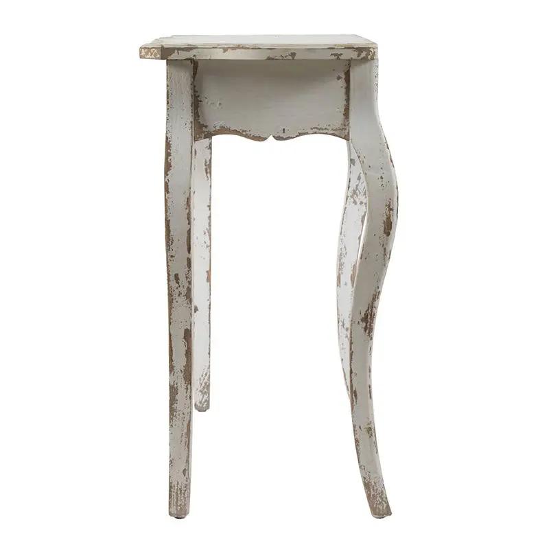 Slimline wash Console Table, For Hallway Living Room Bedroom - White Washed by HouseOfZazla
