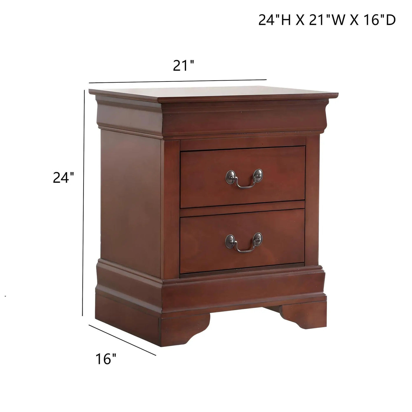 Traditional Style Bedroom Accent Nightstand by Unique Piece Furniture