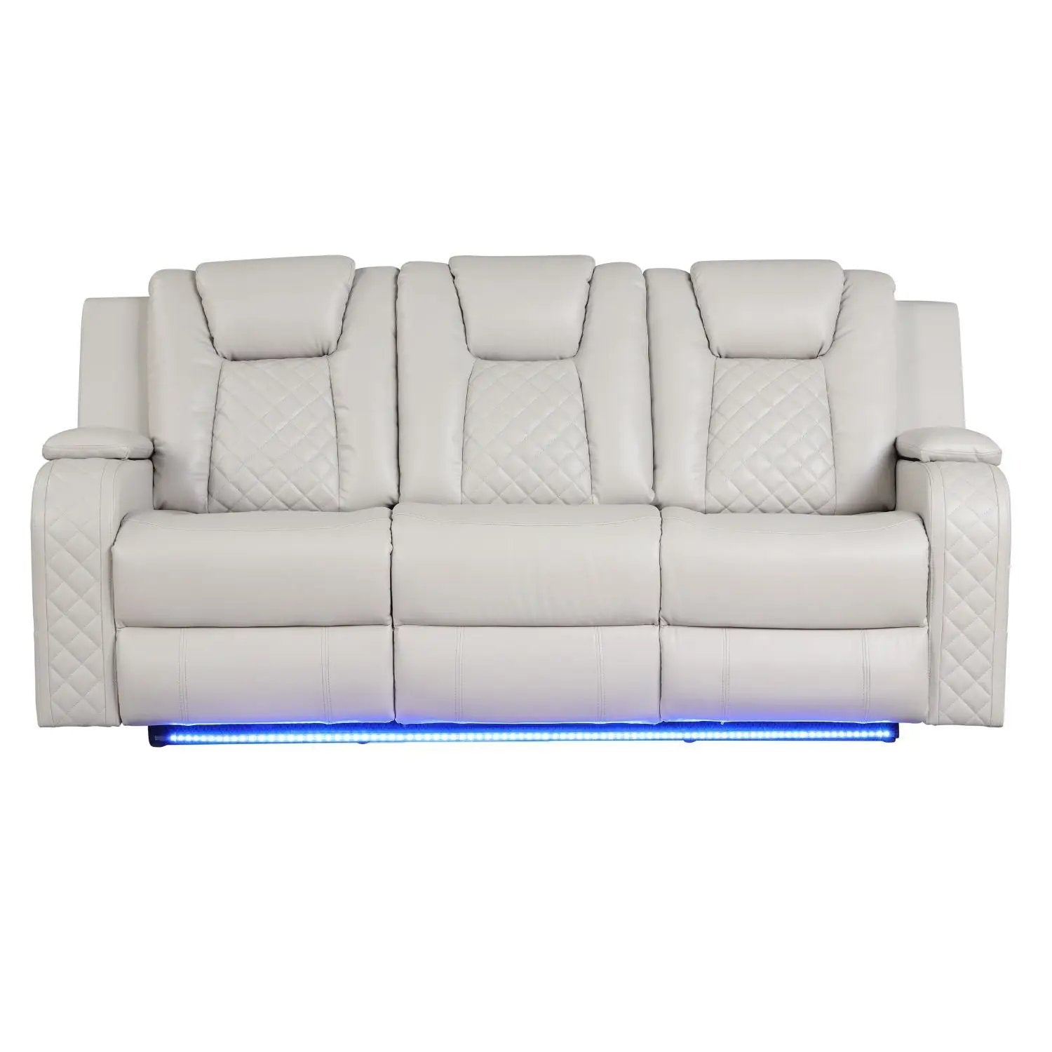 Benz - Power Recliner Set With LED Lighting And USB Charging by HouseOfZazla