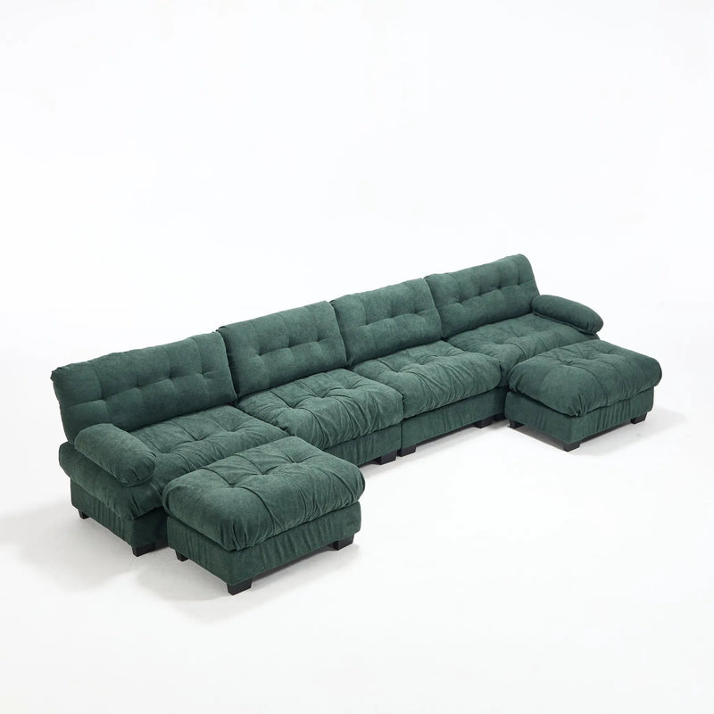 U Shaped Couch Modular Sectional Sofa by HouseOfZazla