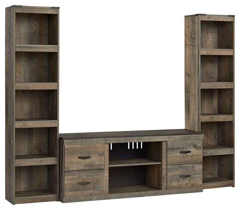 Trinell - 3-Piece Entertainment Center - Brown by Unique Piece Furniture