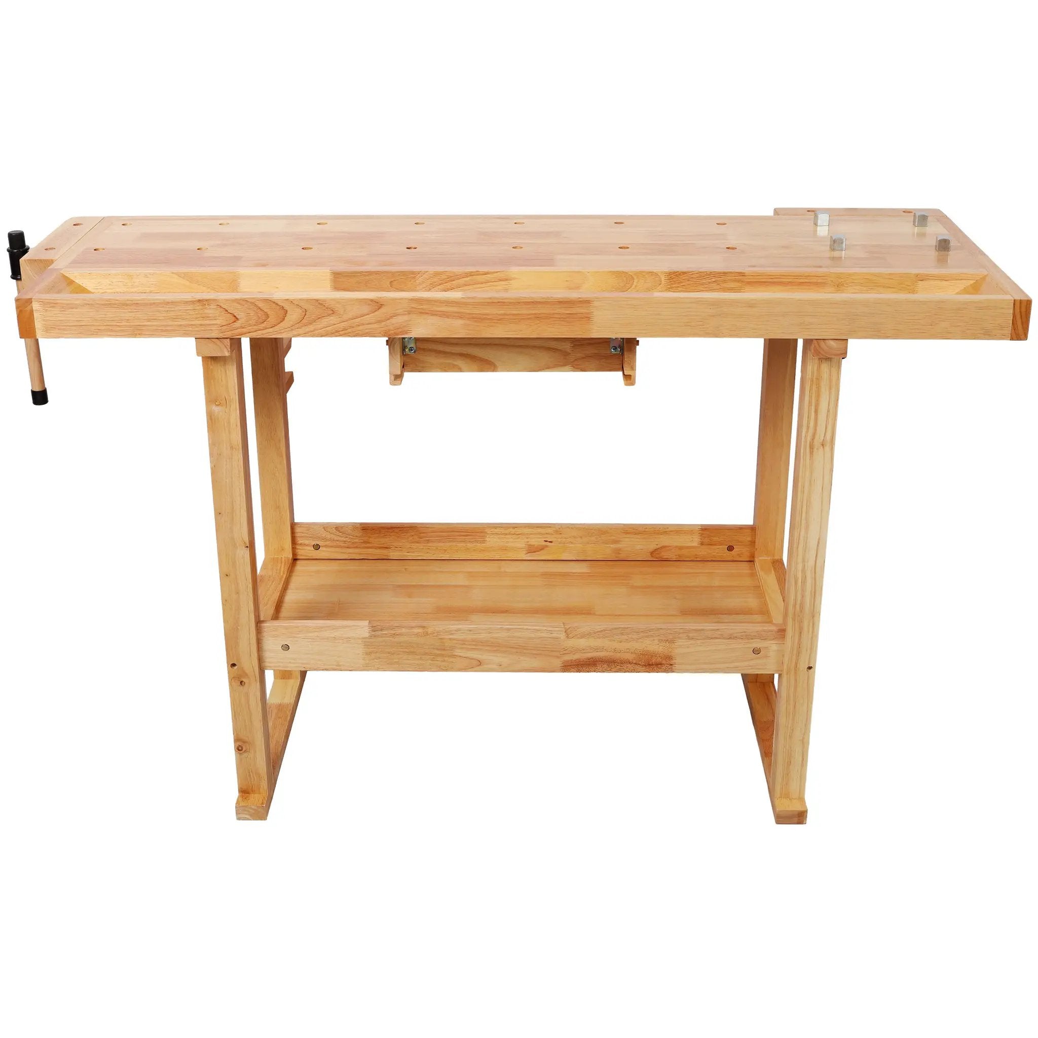 55" Wood Workbench – Heavy Duty with Storage by HouseOfZazla