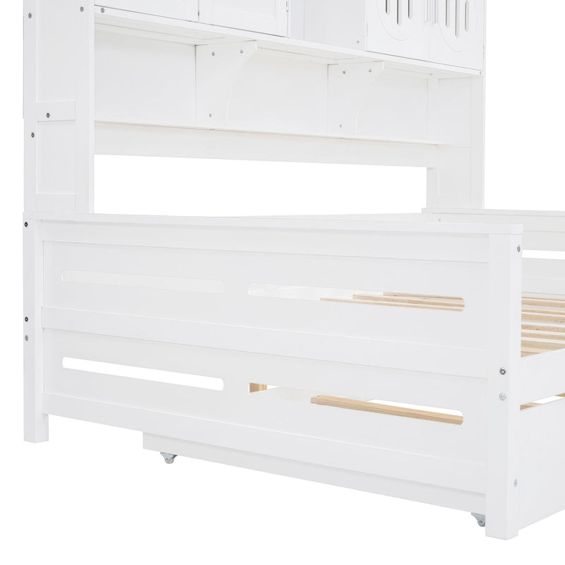 Daybed With All-In-One Cabinet And Shelf by HouseOfZazla
