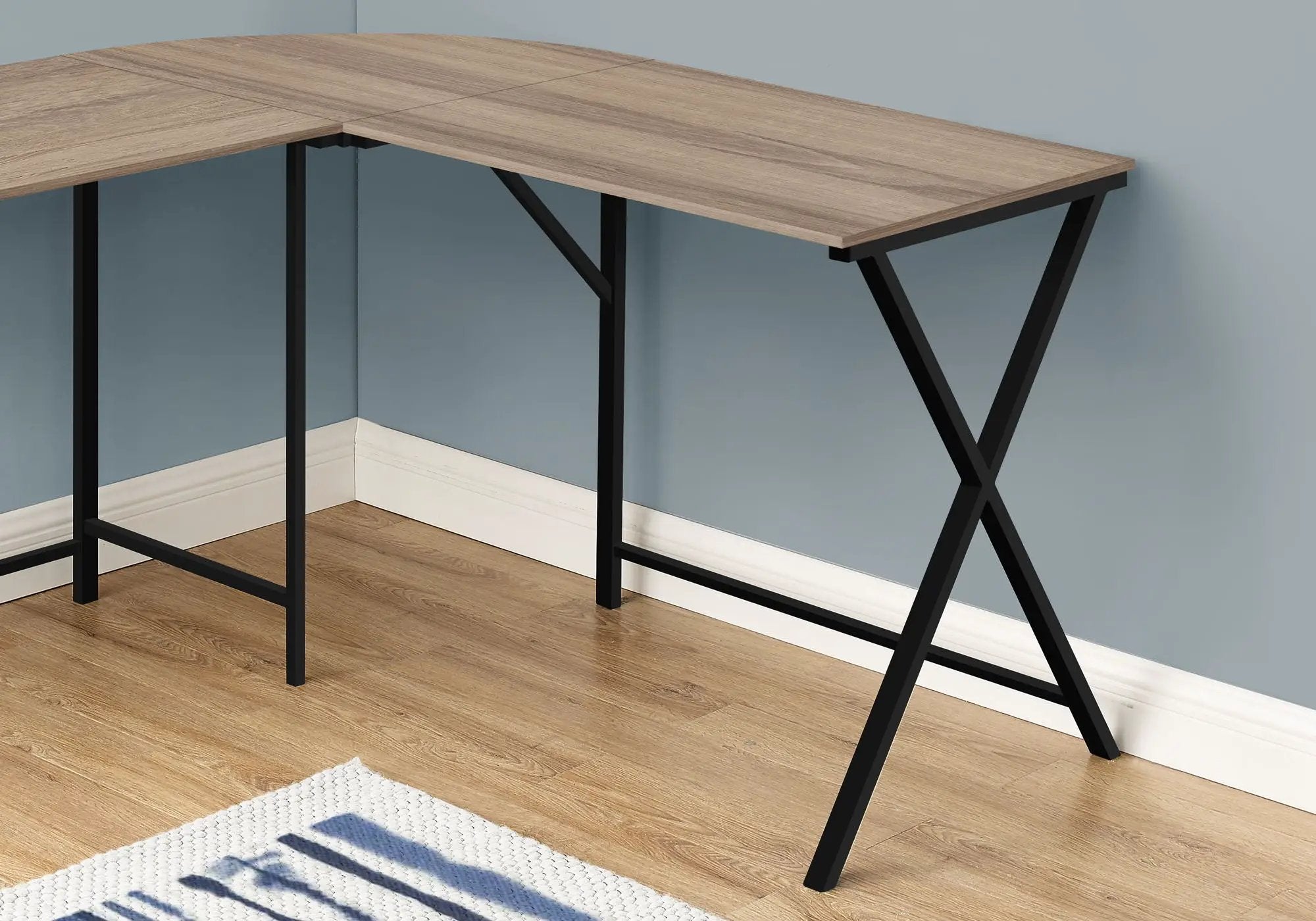 Contemporary L-Shaped Corner Computer Desk by HouseOfZazla