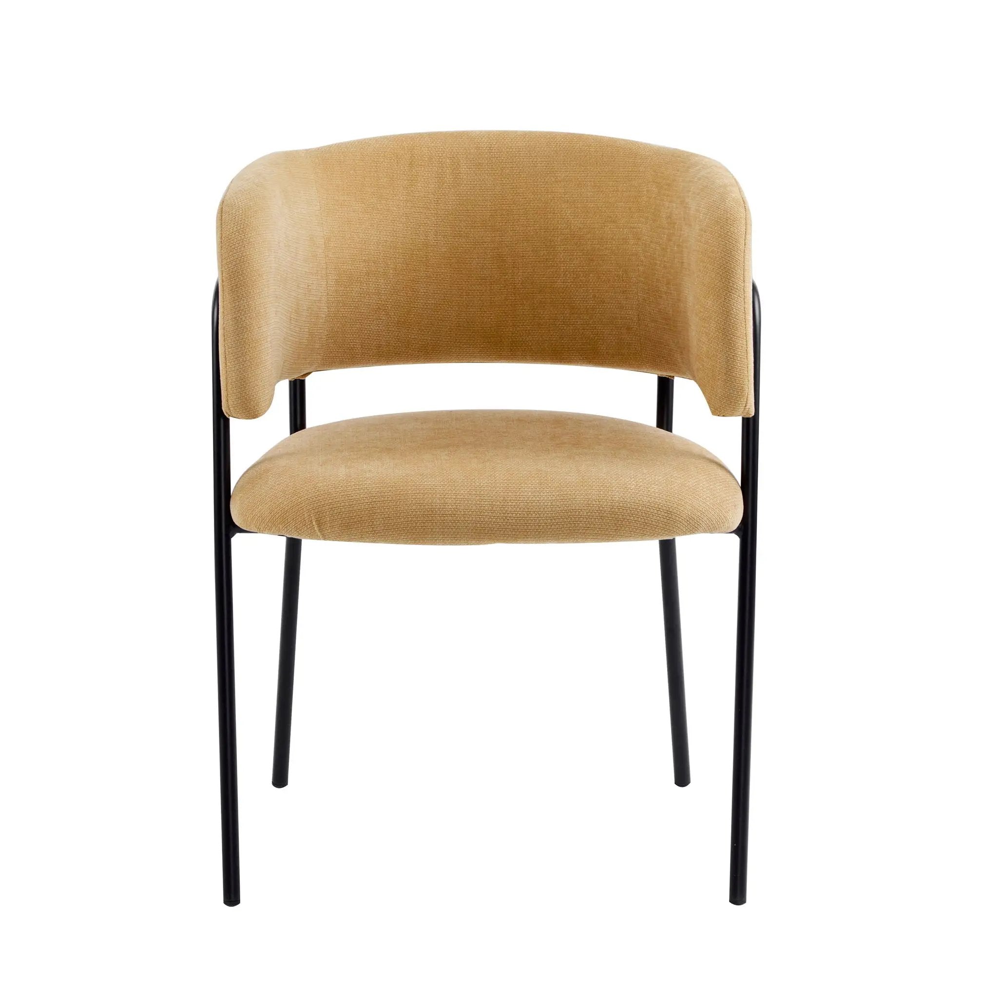 Modern Upholstered Arm Dining Chair Set by HouseOfZazla
