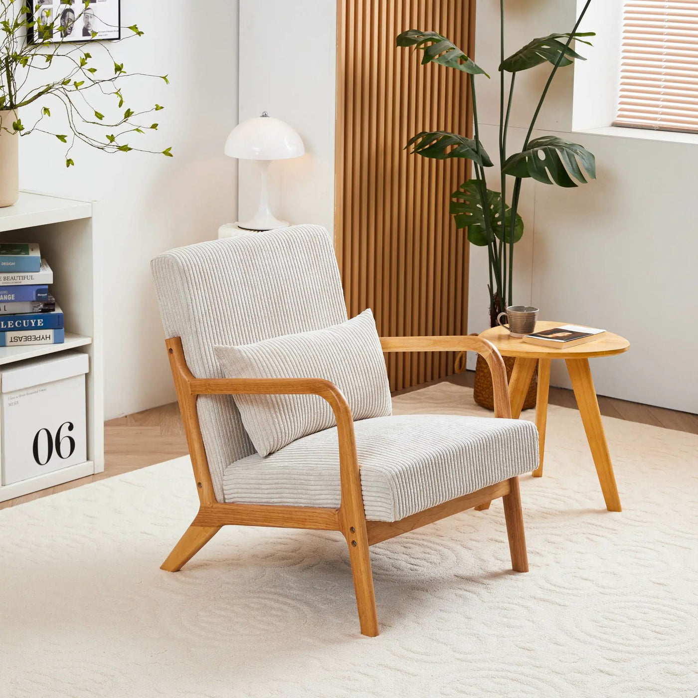 Accent Arm Chair With Pillow Upholstered by Unique Piece Furniture