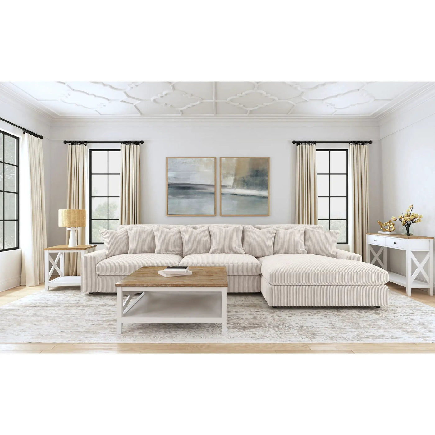 Cassidy - Upholstered Armless Chair by HouseOfZazla