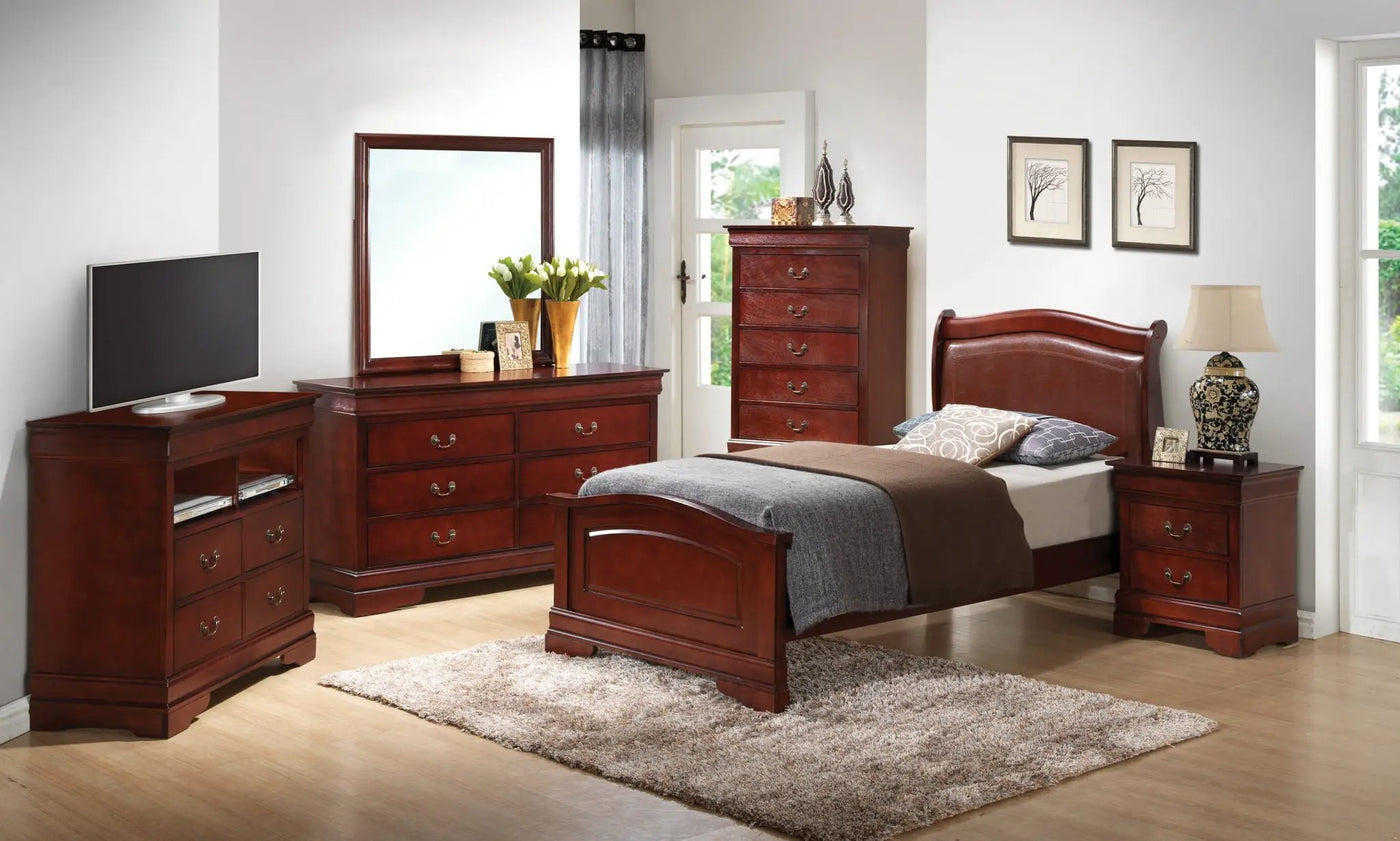 Panel Sleigh Bed Elegantly Crafted by HouseOfZazla