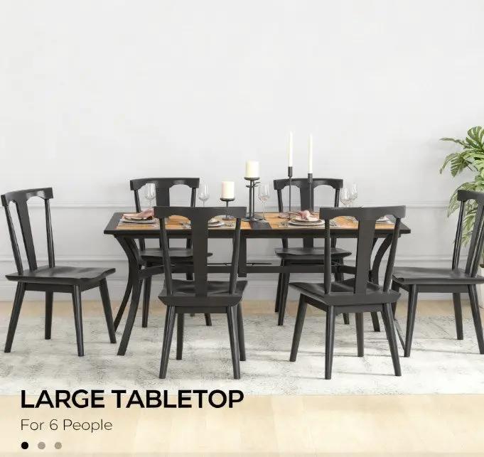 Stable Faux Wood Rectangle Outdoor Dining Table by HouseOfZazla