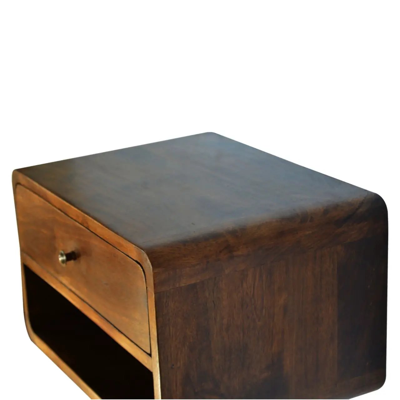 Curve Upper Slot Floating Nightstand by Unique Piece Furniture