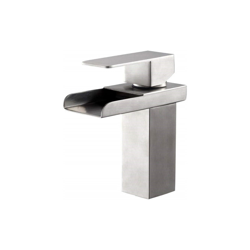Single Handle Bathroom Faucet - Brushed Nickel by HouseOfZazla
