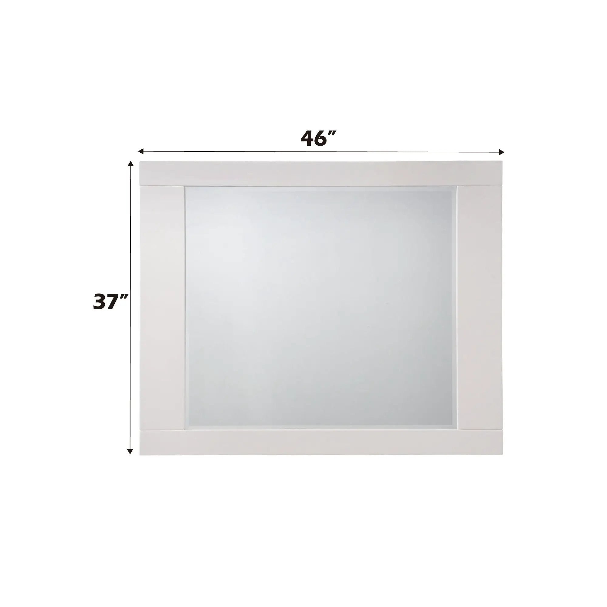 Naima II - High Gloss Mirror - White by Unique Piece Furniture