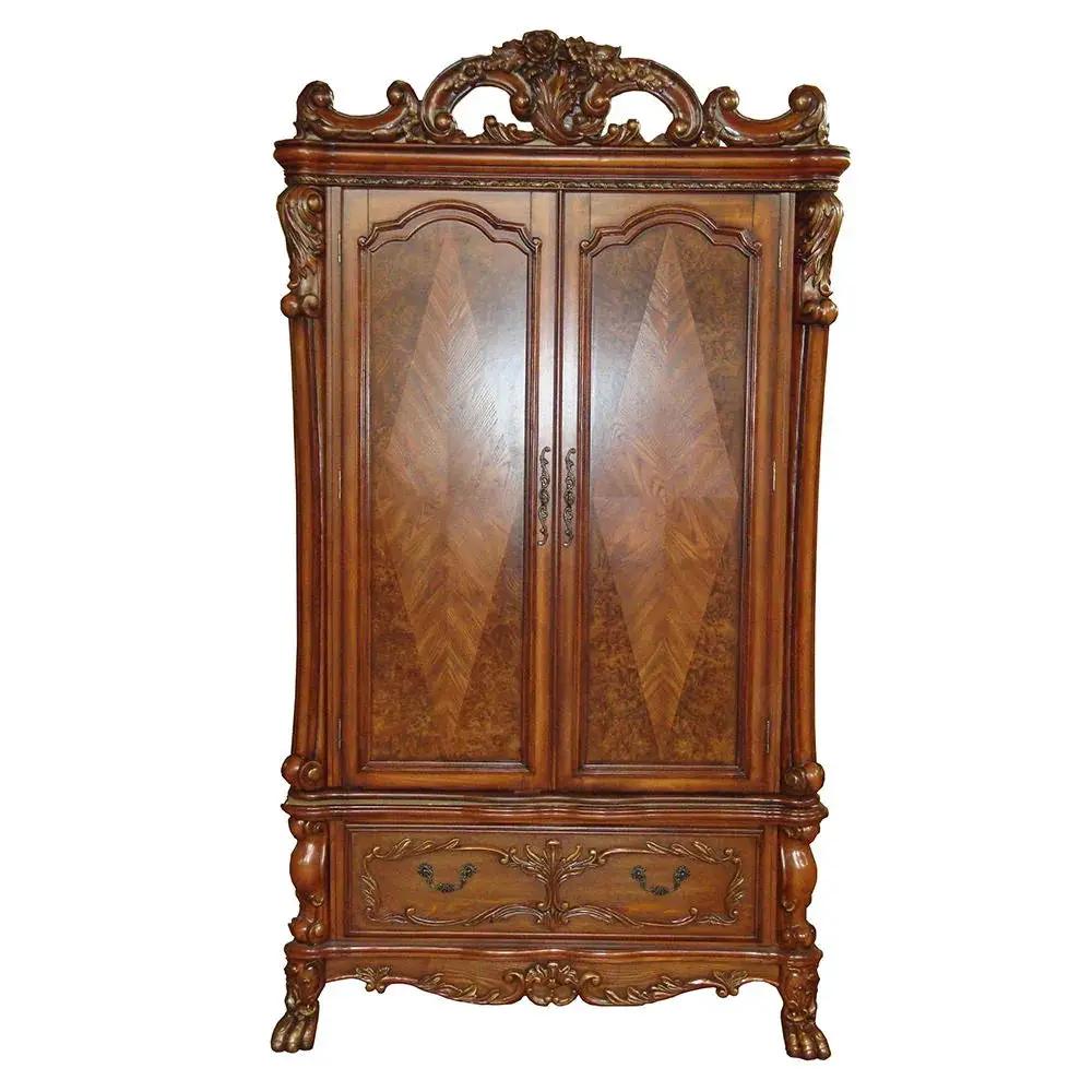 Dresden - Wardrobe/TV Armoire - Cherry Oak by Unique Piece Furniture