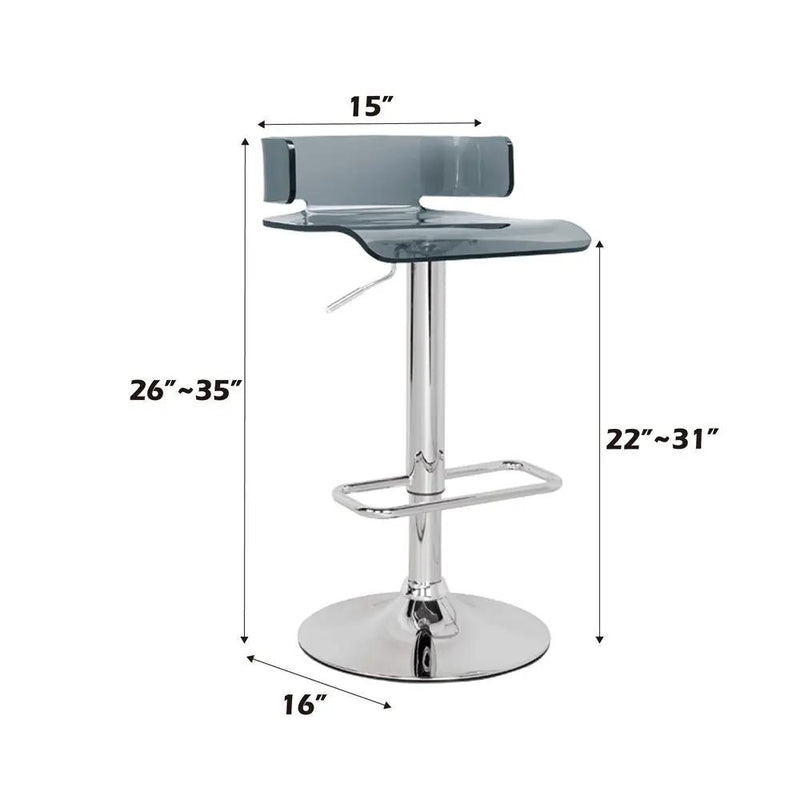 Rania - Adjustable Stool w/Swivel (1Pc) by Unique Piece Furniture