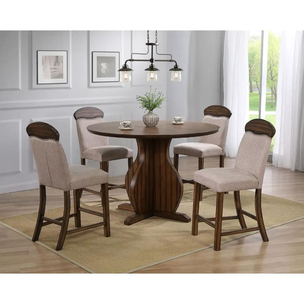 Maurice - Counter Height Table - Oak by Unique Piece Furniture