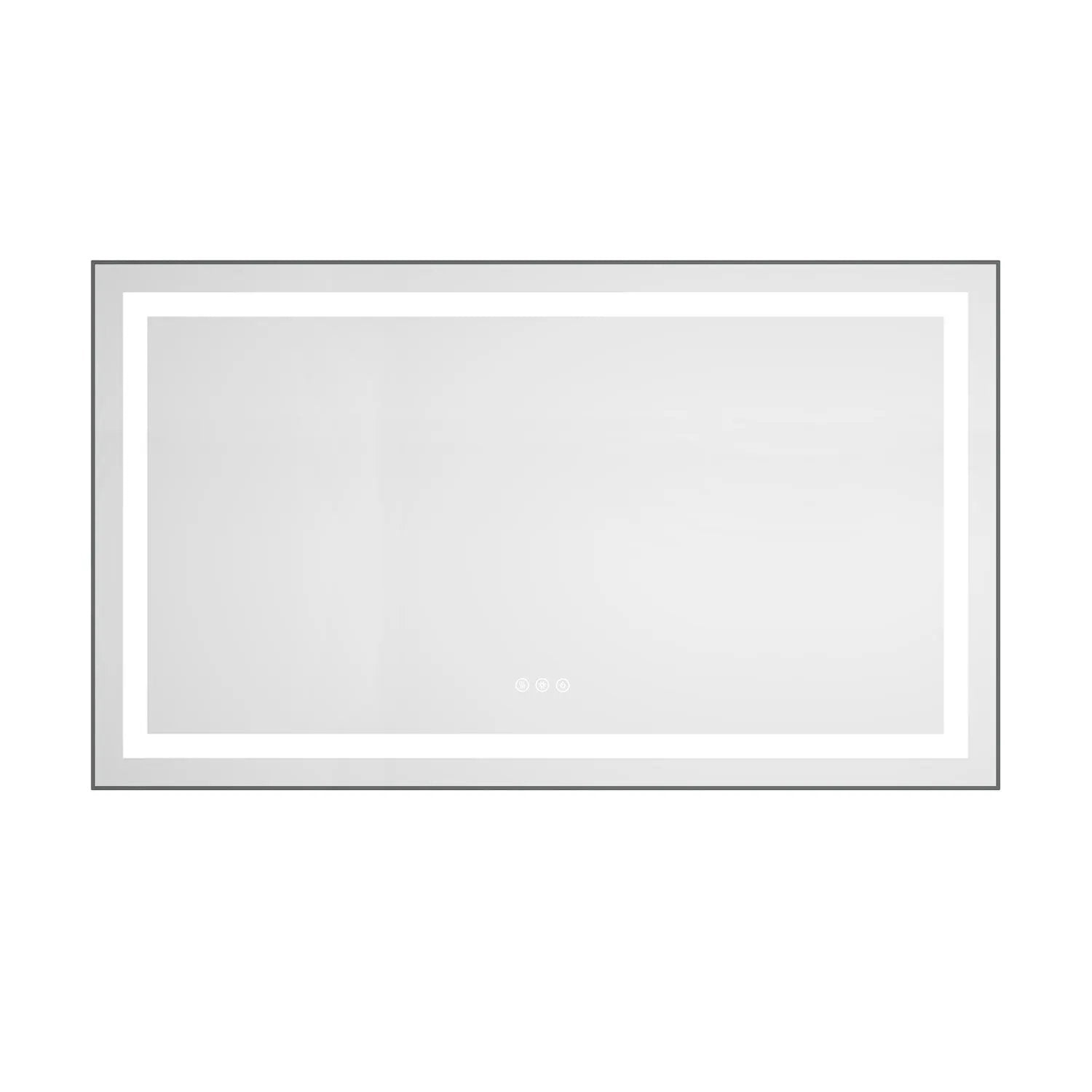 LED Bathroom Mirror with Front and Backlight by HouseOfZazla