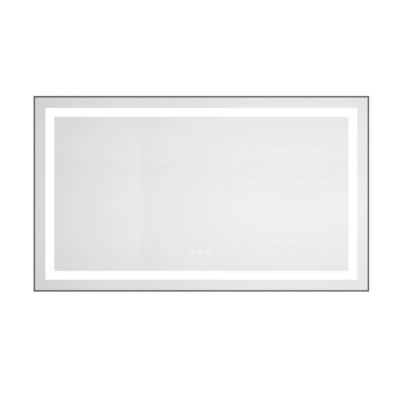 LED Bathroom Mirror with Front and Backlight by HouseOfZazla