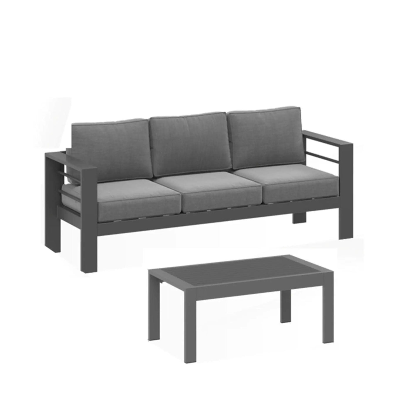 Outdoor Patio Set, All-Weather With Thick Cushions by HouseOfZazla
