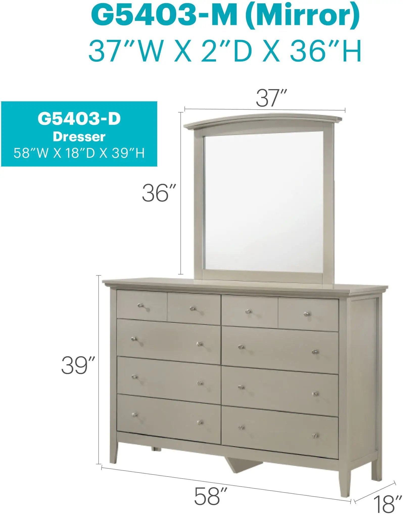 Hammond - Elegant Casual Dresser For Any Room by HouseOfZazla