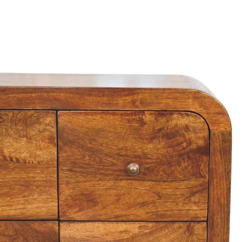 Darcy - 3 Over 3 Drawer Chest - Brown by HouseOfZazla