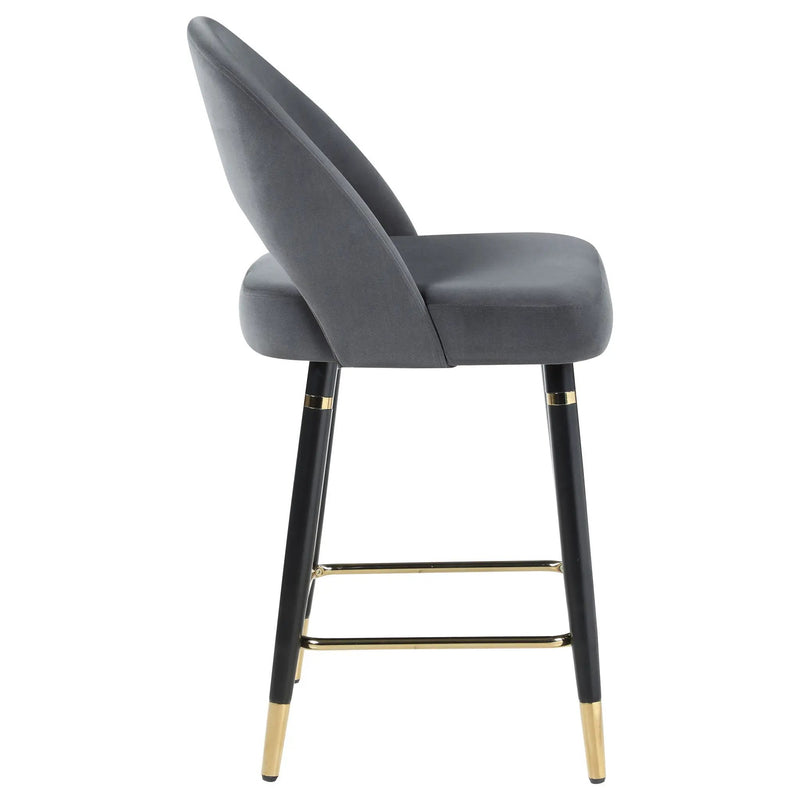 Open Back Counter Height Stools (Set of 2)
