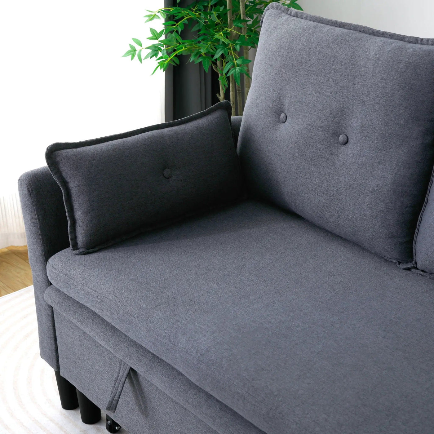 L-Shaped Reversible Chaise Sectional Sofa With Storage by HouseOfZazla