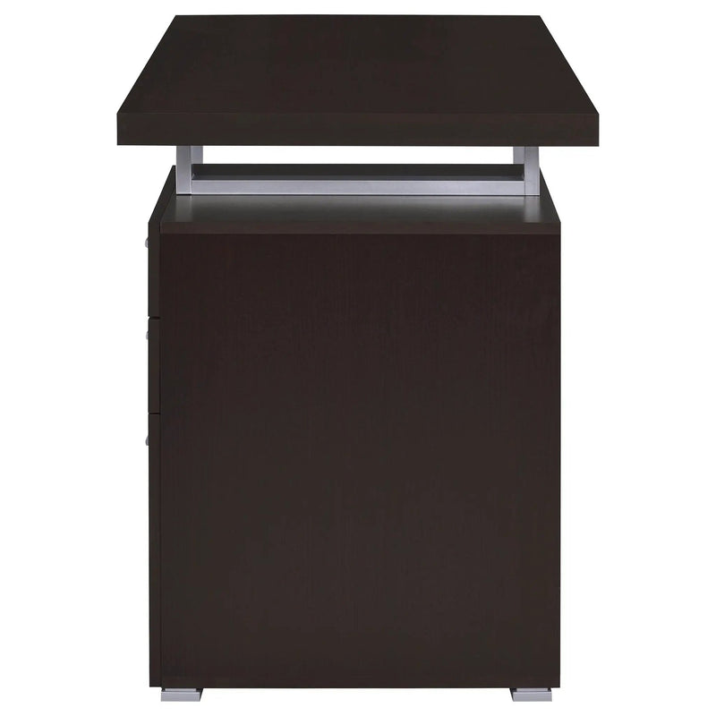 Brennan 47-inch 3-drawer Office Computer Desk Cappuccino by Unique Piece Furniture