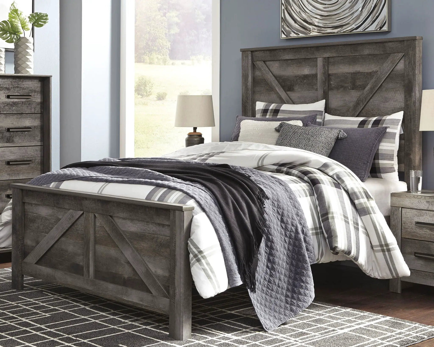 Wynnlow - Crossbuck Panel Bedroom Set by Unique Piece Furniture