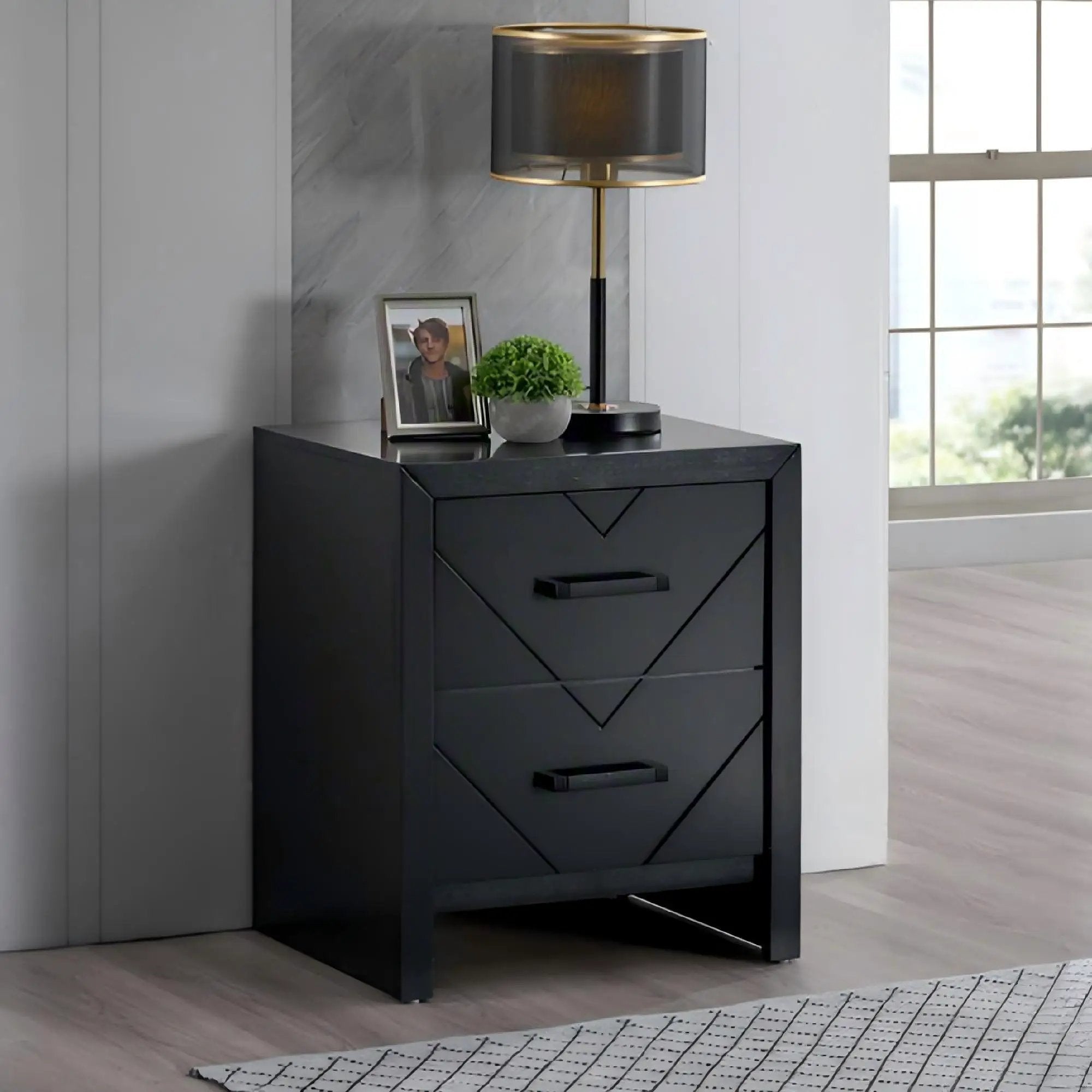 Morris - 2 Drawers Nightstand