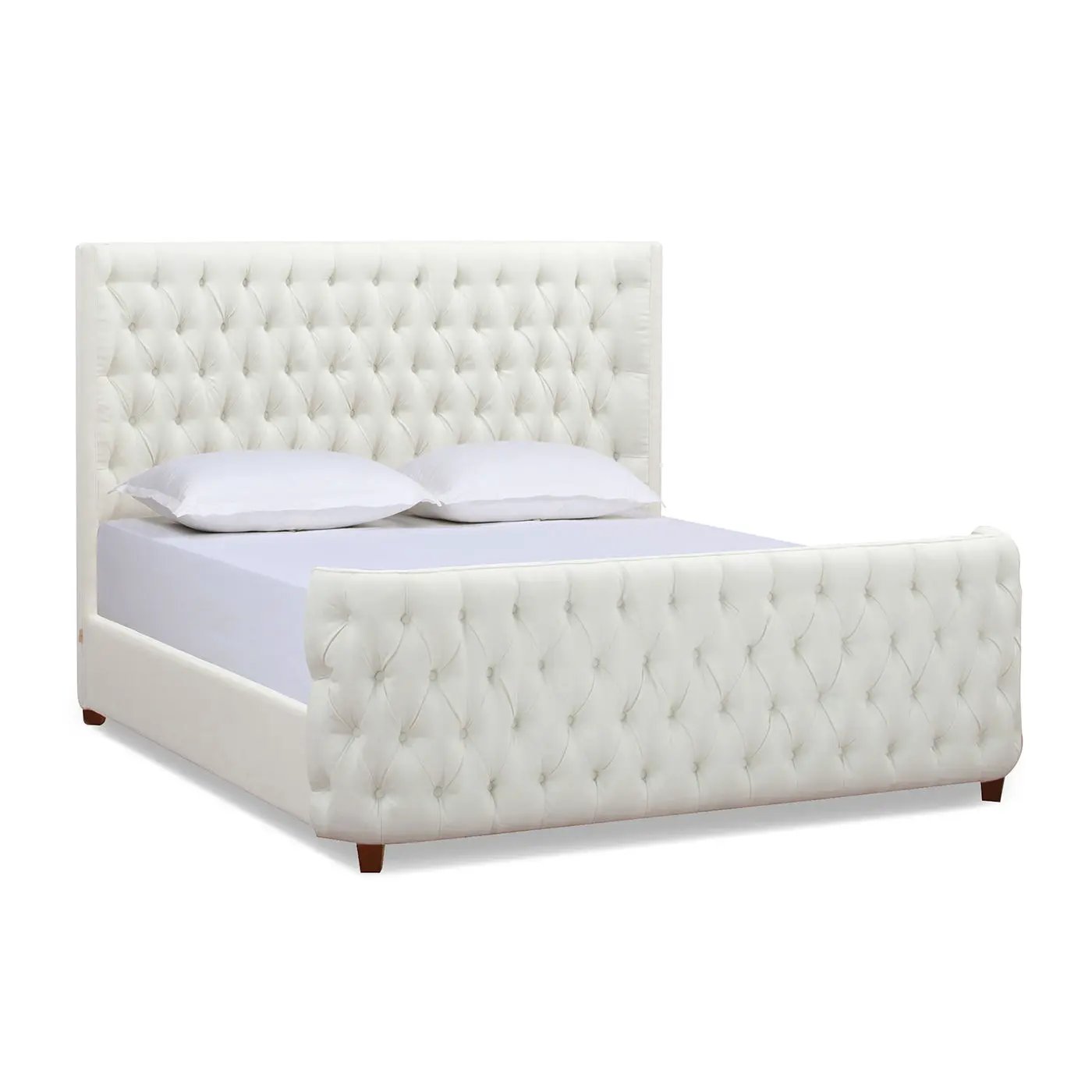 Brooklyn - Tufted Panel Bed Headboard And Footboard Set by Unique Piece Furniture