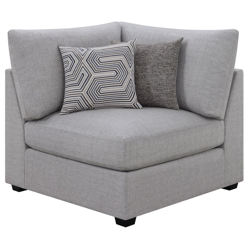 Cambria 4-piece Upholstered Modular Sectional Sofa Grey by Unique Piece Furniture