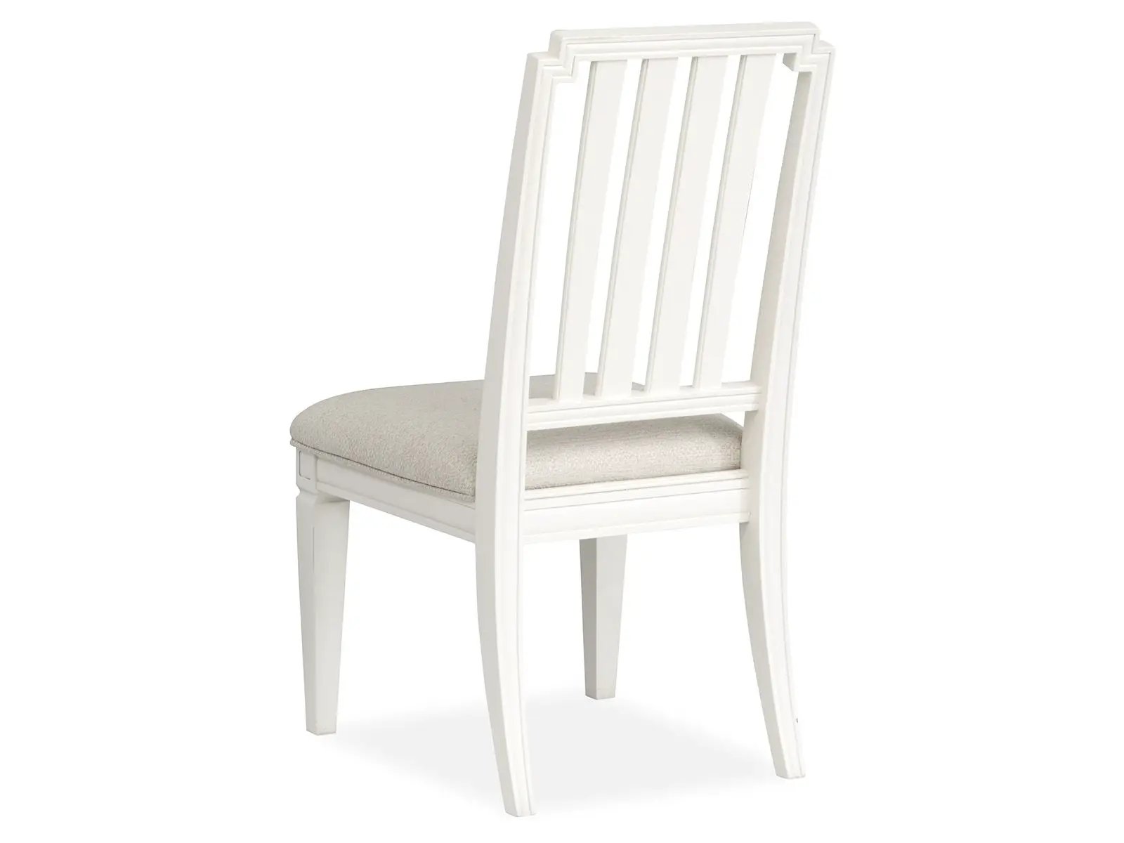 Willowbrook - Upholstered Side Chair With Wood Slat Back (Set of 2) - Egg Shell White by Unique Piece Furniture