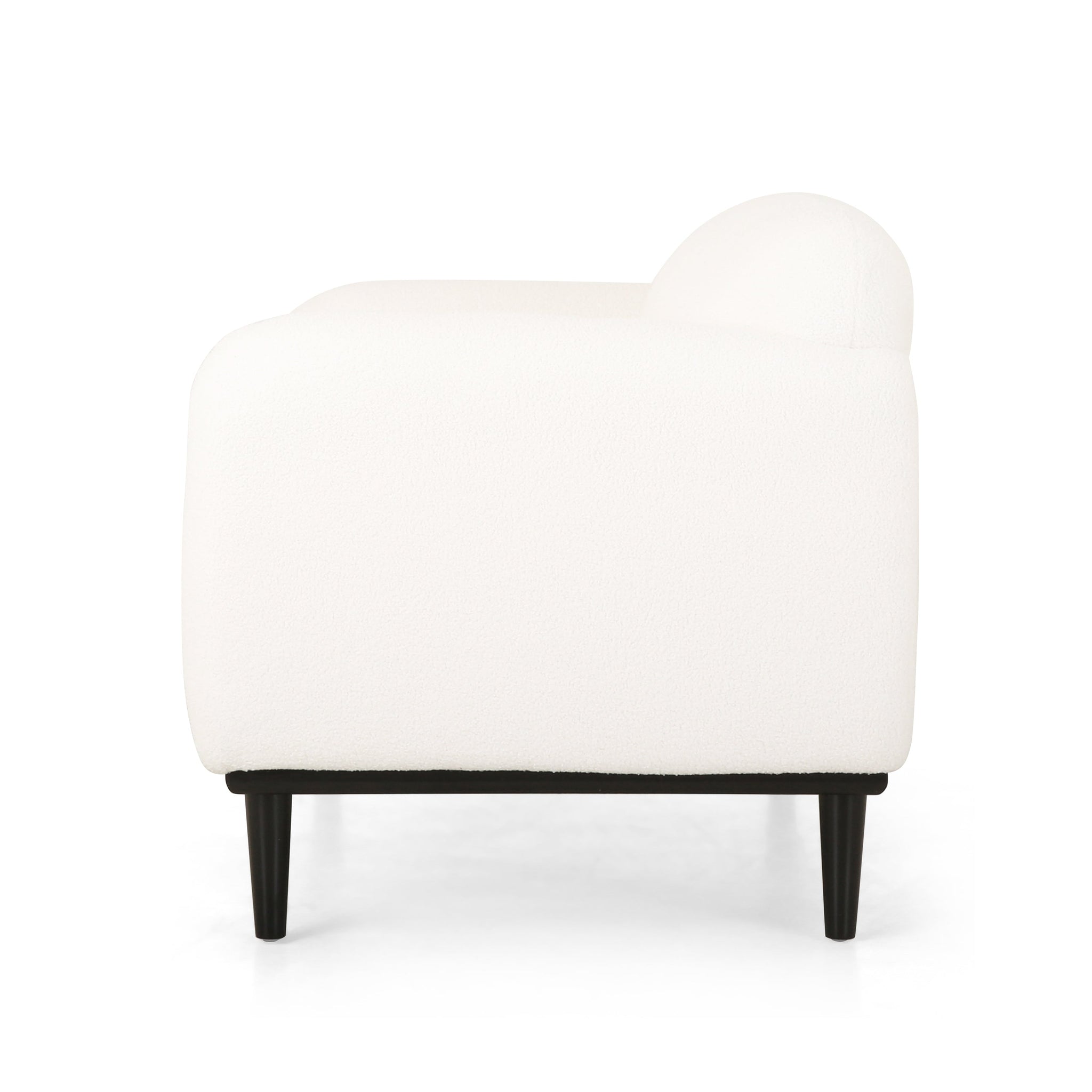 Bouclé Fabric Loveseat Sofa - 50 Inch by HouseOfZazla