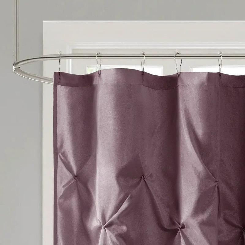 Tufted Semi-Sheer Shower Curtain by HouseOfZazla