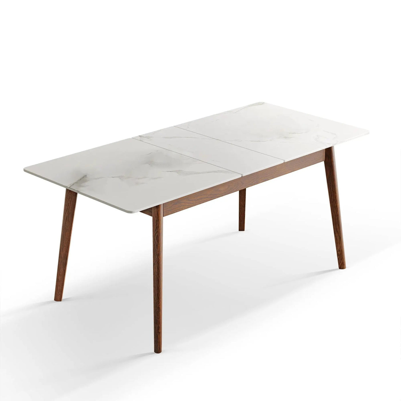 Round Corner Diagonal Leg Telescopic Table For 6 - 8 People To Meet Dining Table by HouseOfZazla