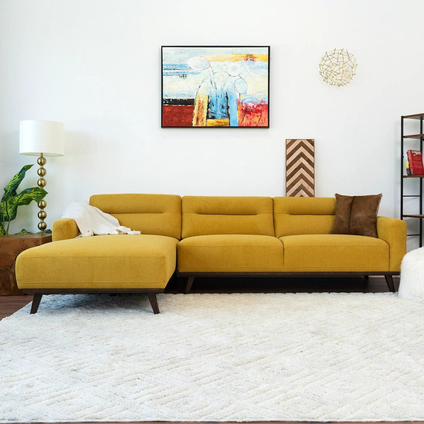 Ella - L-Shaped Sectional Couch by Unique Piece Furniture
