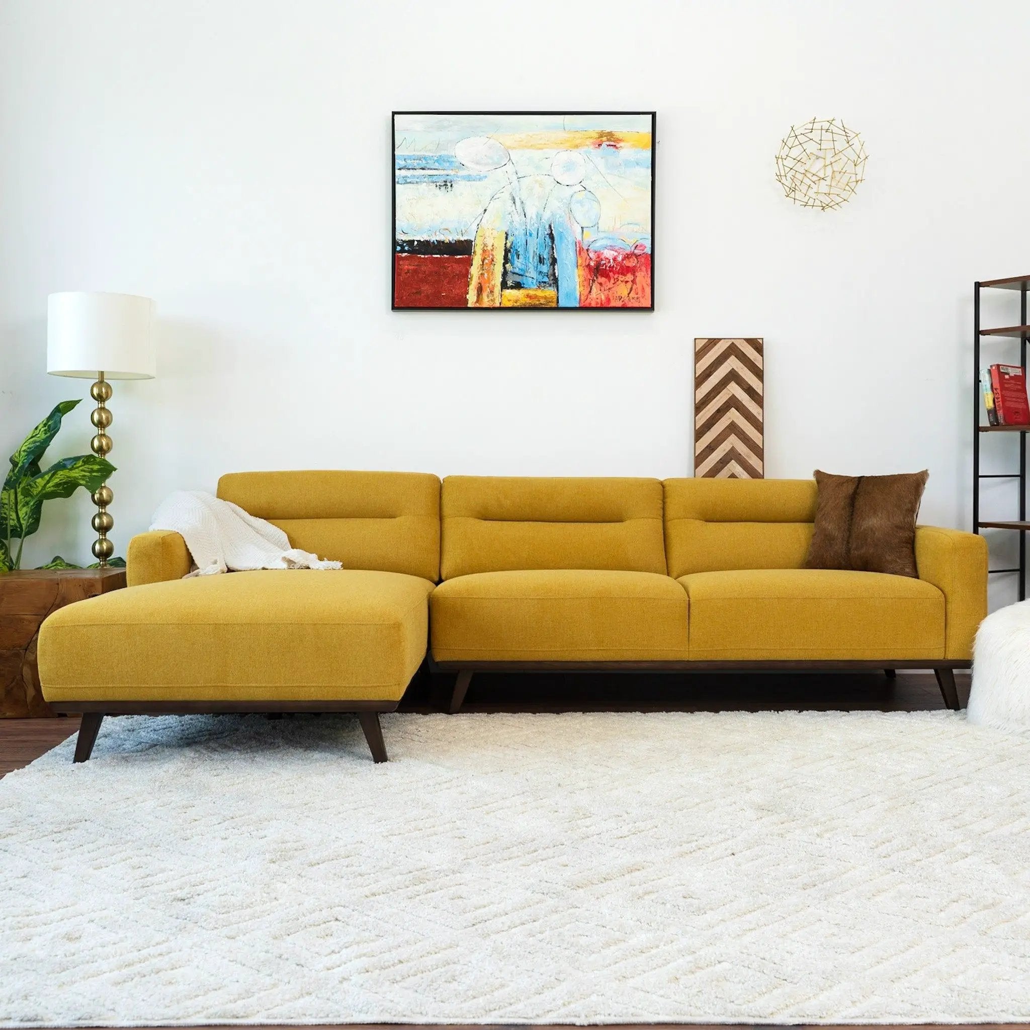 Ella - L-Shaped Sectional Couch by HouseOfZazla