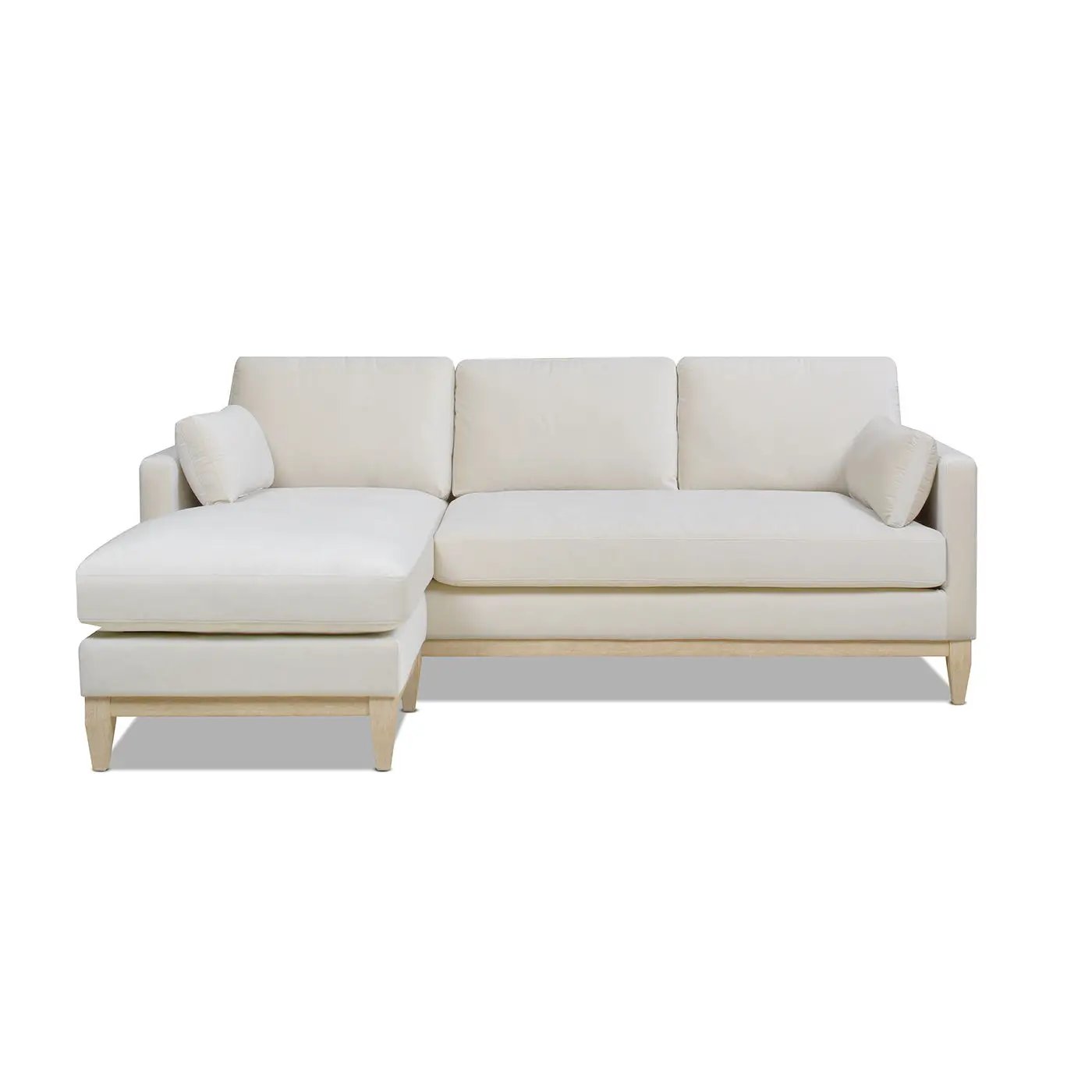 Knox - Modern Farmhouse Reversible Chaise Sectional Sofa by HouseOfZazla
