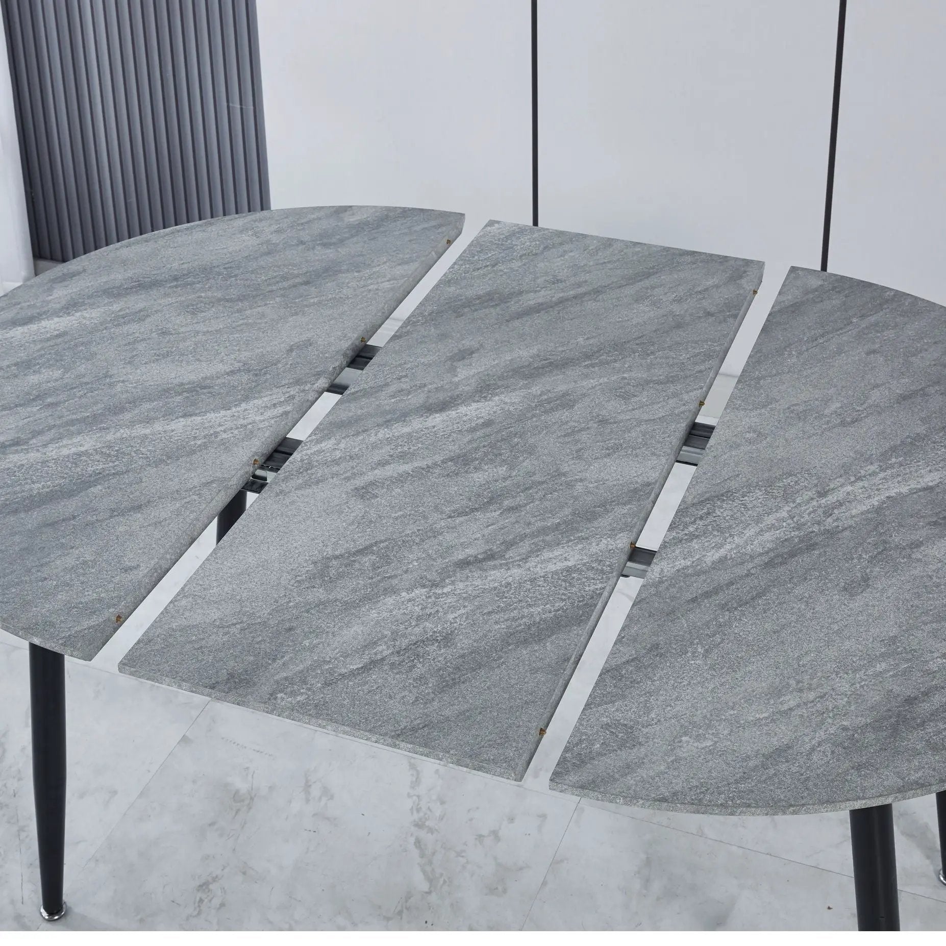 Extensible Table, Dining Table, Office Table, Coffee Table Metal Leg by Unique Piece Furniture