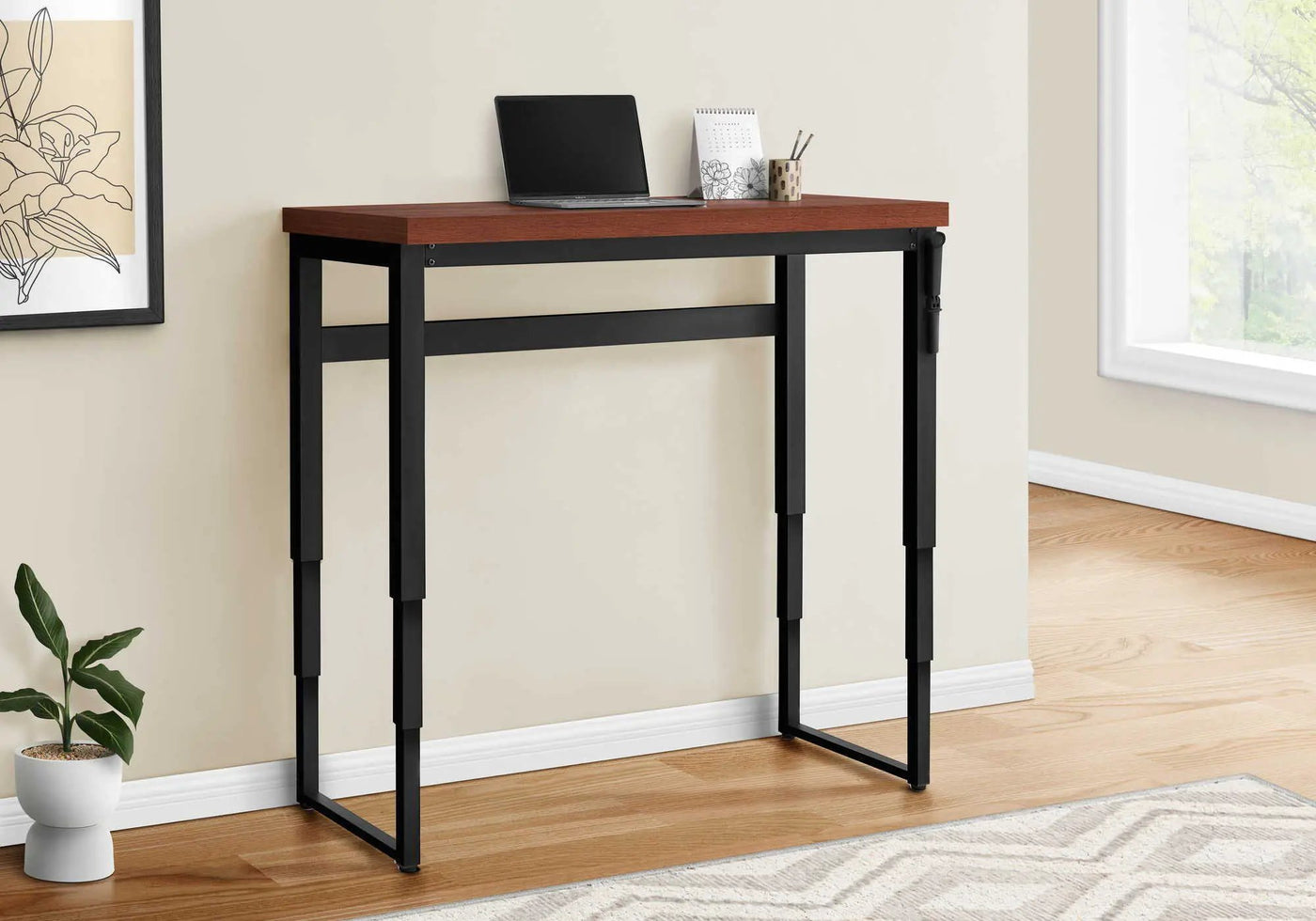 Computer Desk, Home Office, Standing, Adjustable, Laptop, Contemporary & Modern by Unique Piece Furniture