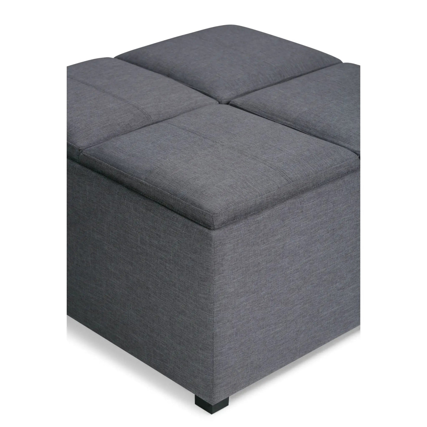 Avalon - Square Coffee Table, Storage Ottoman by HouseOfZazla