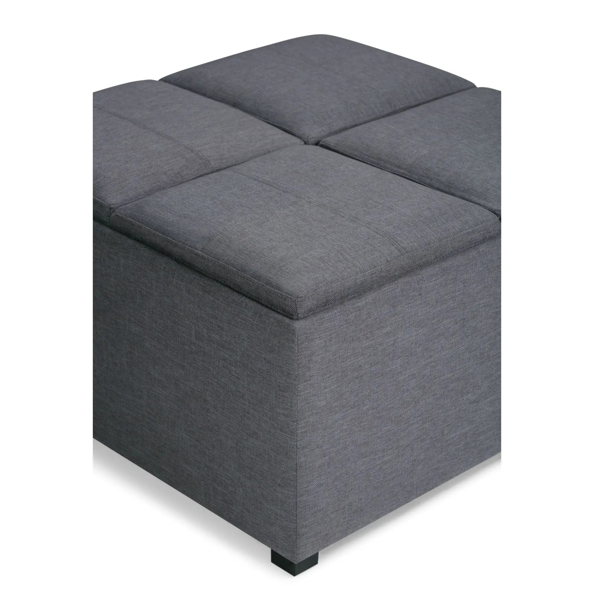 Avalon - Square Coffee Table, Storage Ottoman by Unique Piece Furniture