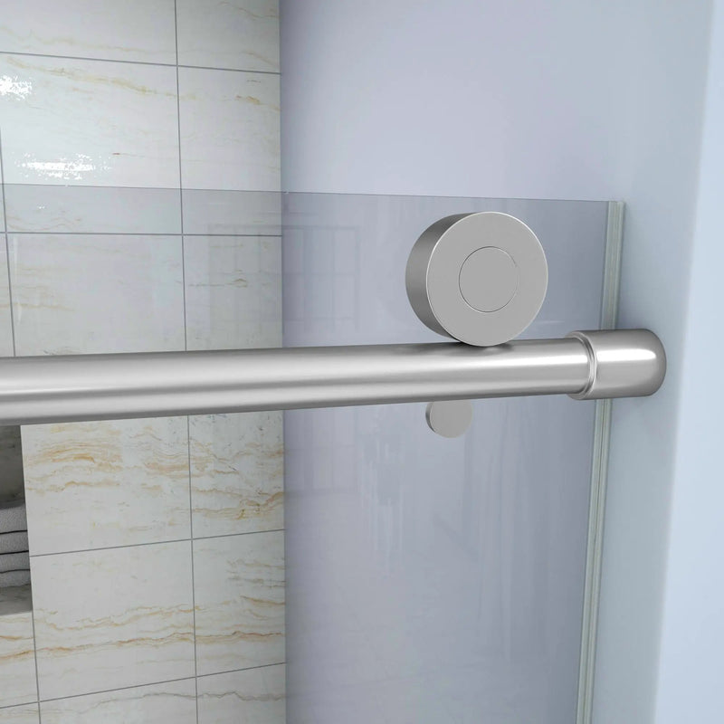 Single Sliding Bypass Shower Door Enclosure With Tempered Glass by HouseOfZazla