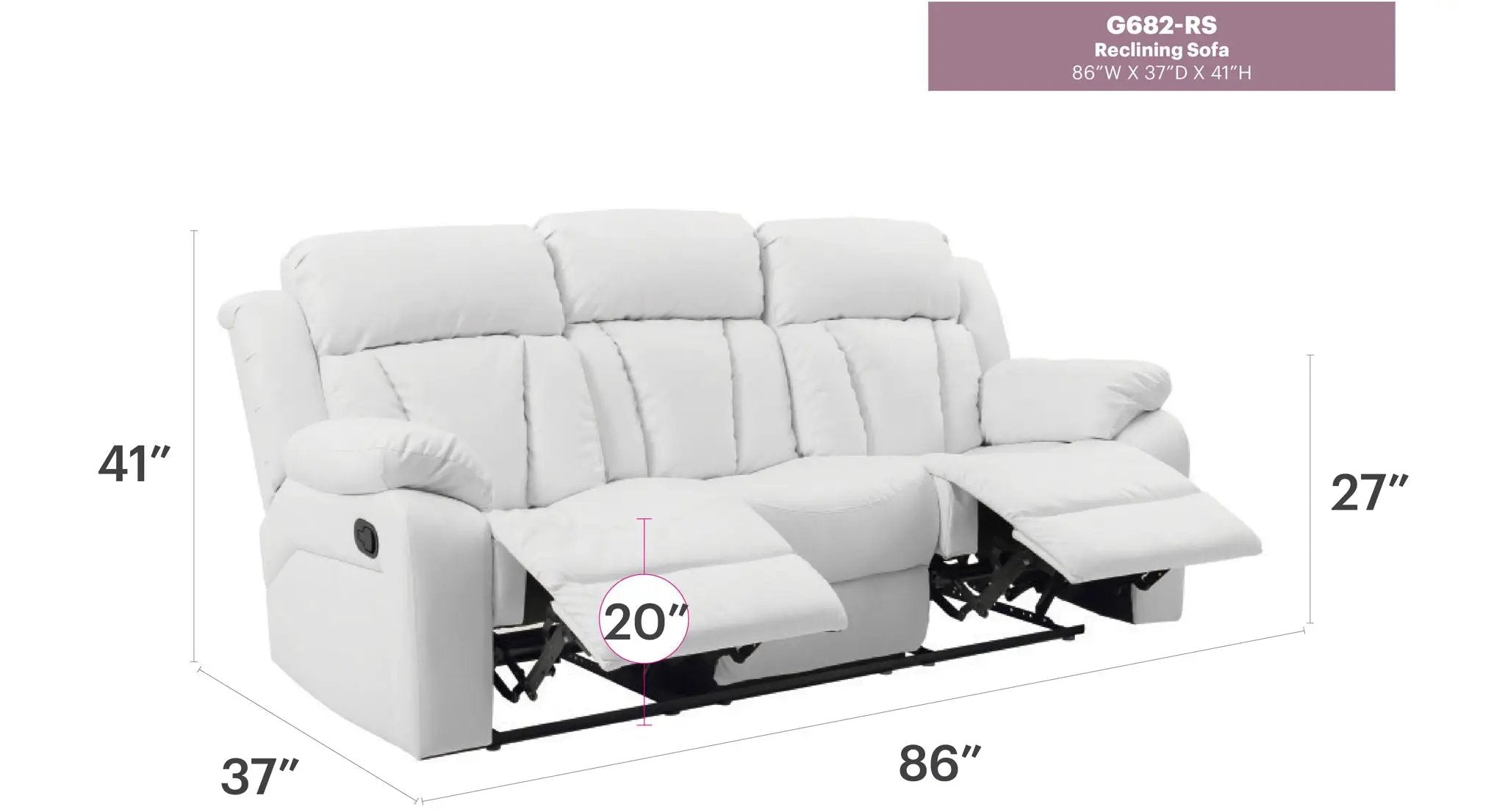 Reclining Sofa For Leisure Elegant by HouseOfZazla
