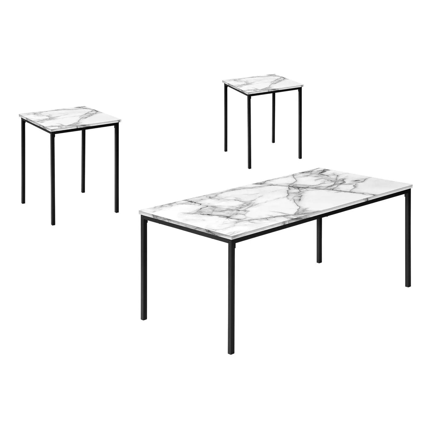 Table Set, Coffee, End, Contemporary, Modern (Set of 3) by Unique Piece Furniture