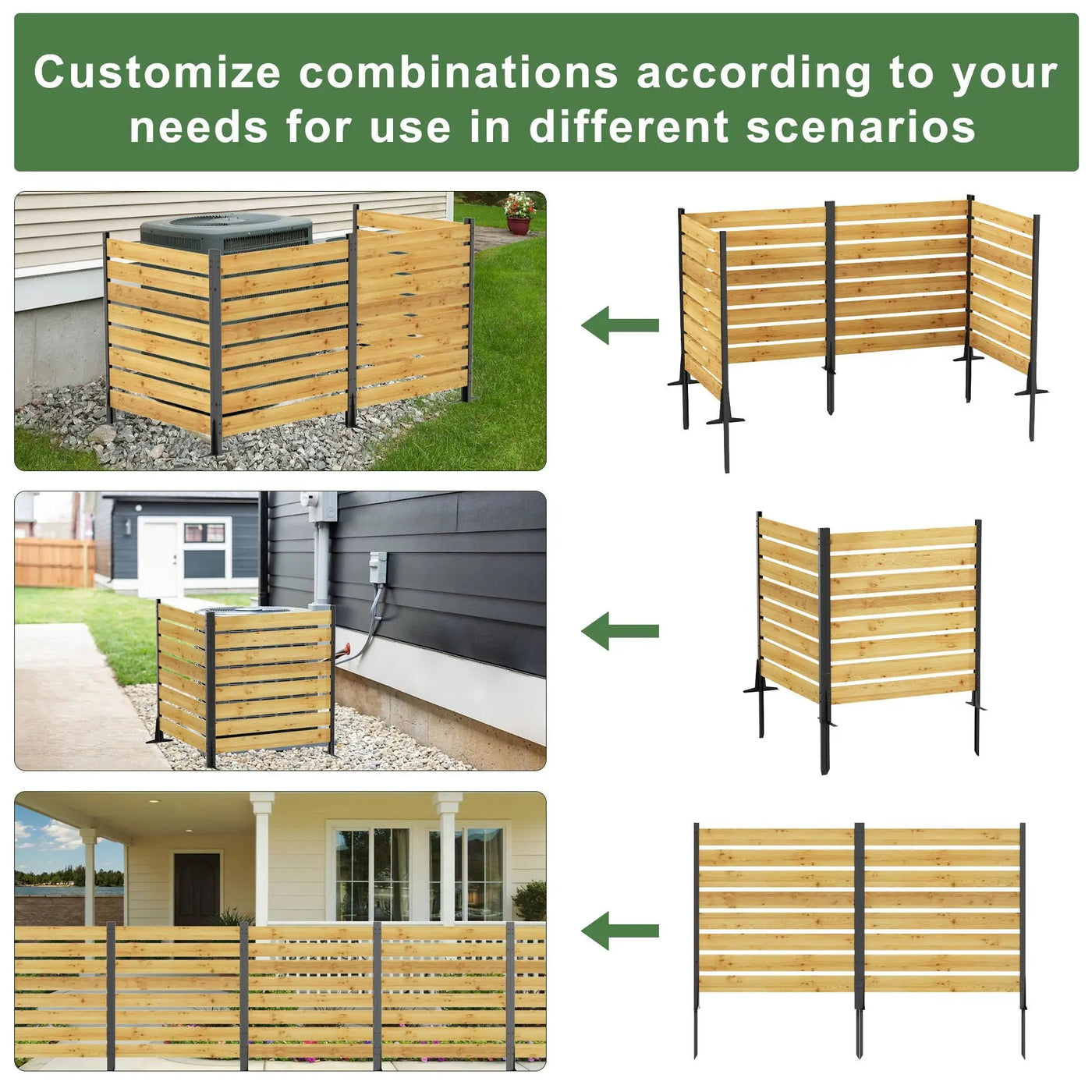 Outdoor Privacy Screen For Pool And Equipment Enclosures by Unique Piece Furniture