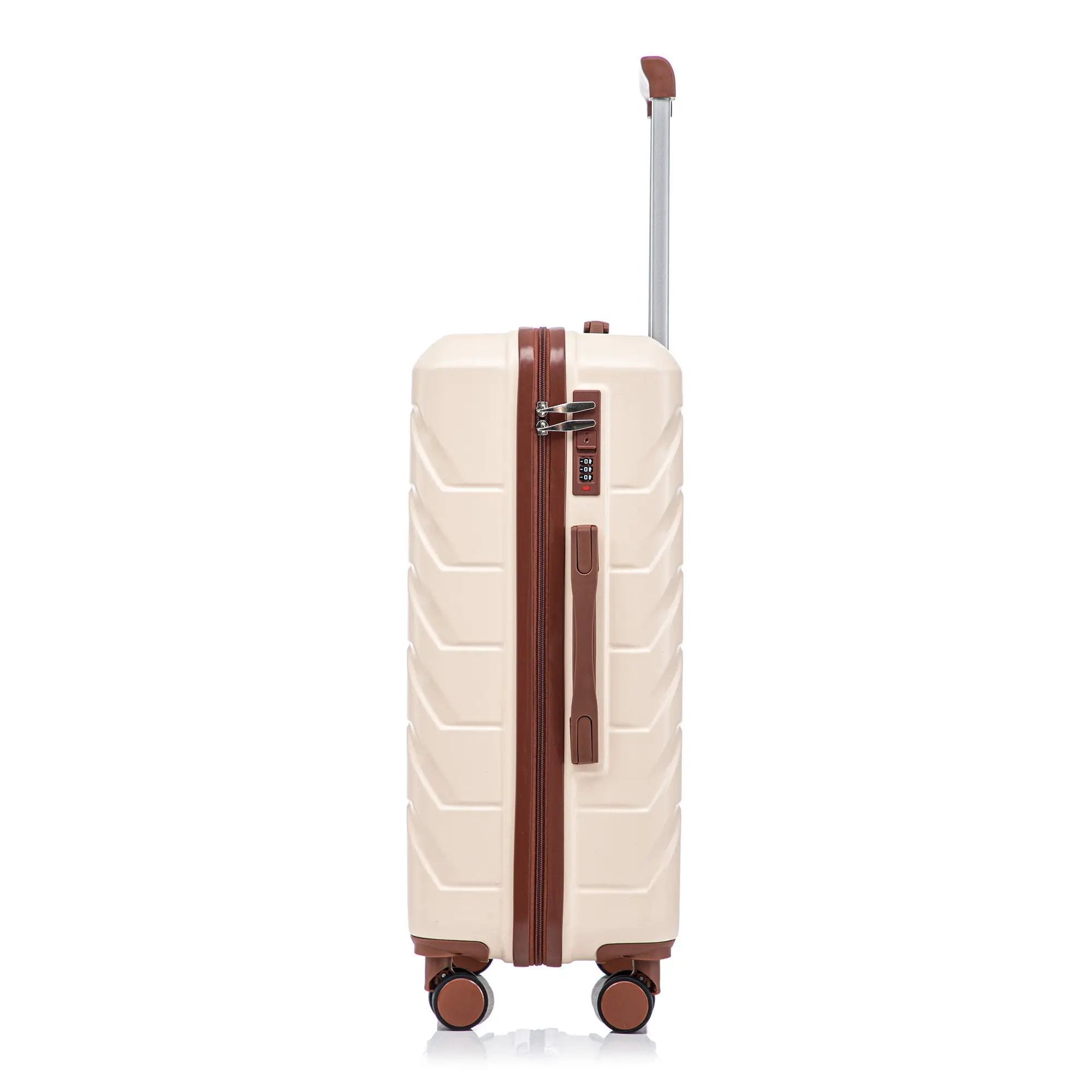 3 Pieces Set 20" / 24" / 28" Spinner Wheel Luggage With Combination Lock by HouseOfZazla