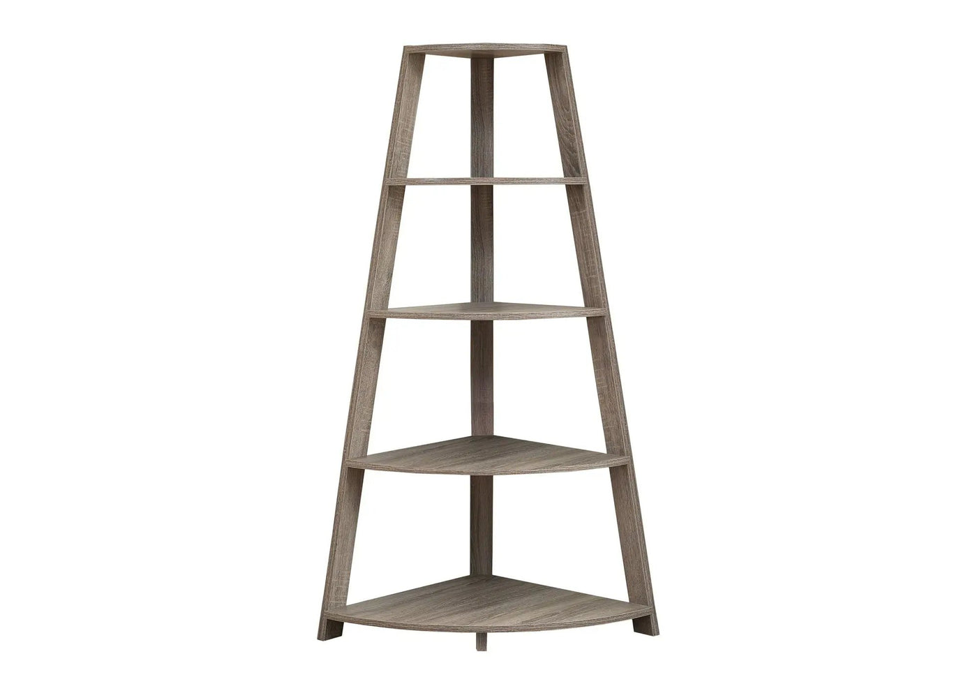 4-Tier Corner Bookshelf, Modern & Contemporary Style by HouseOfZazla