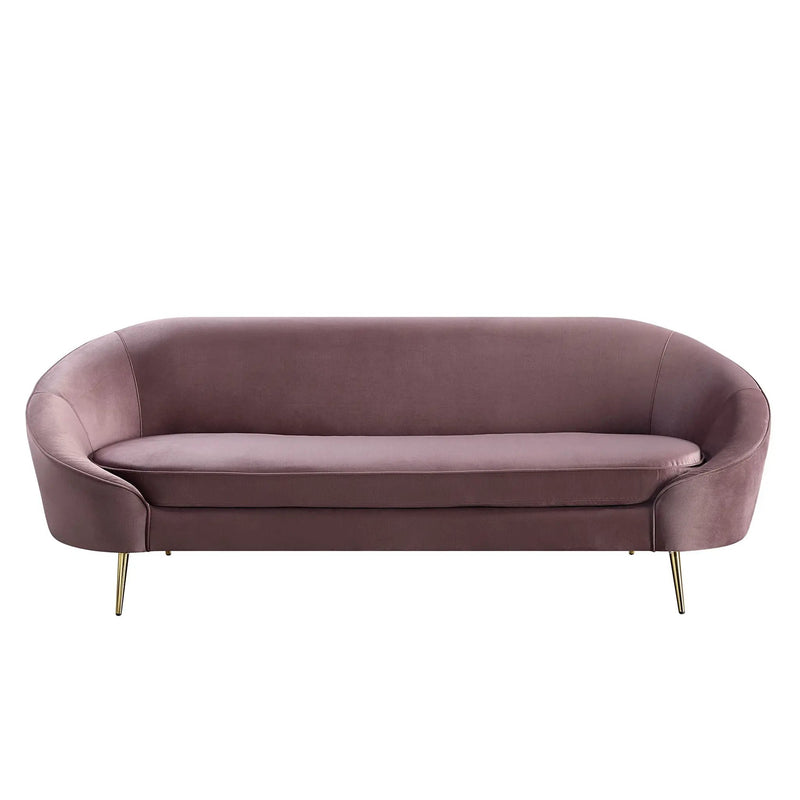 Abey - Sofa - Pink Velvet by Unique Piece Furniture