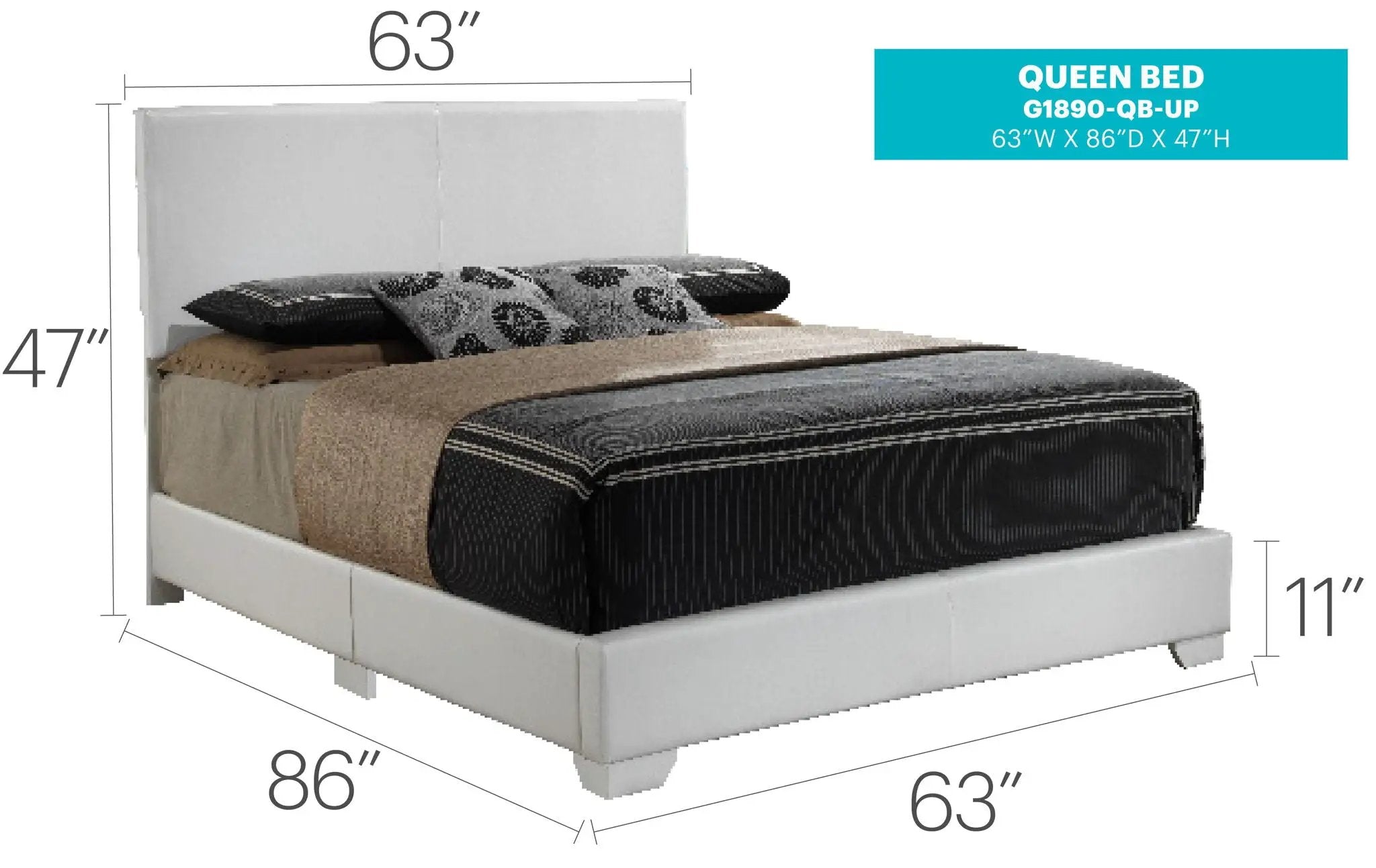 Elegant Platform Bed For Relaxed Spaces by Unique Piece Furniture